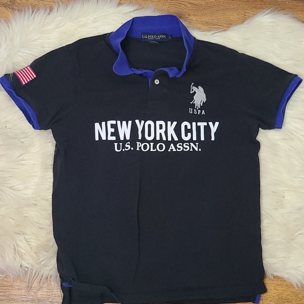 U.S. Polo Assn. New York city polo shirt large